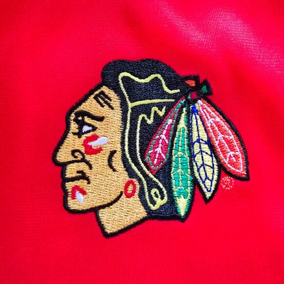 Chicago Blackhawks NHL Hockey Varsity Track Jacket Coat - Picture 8 of 12